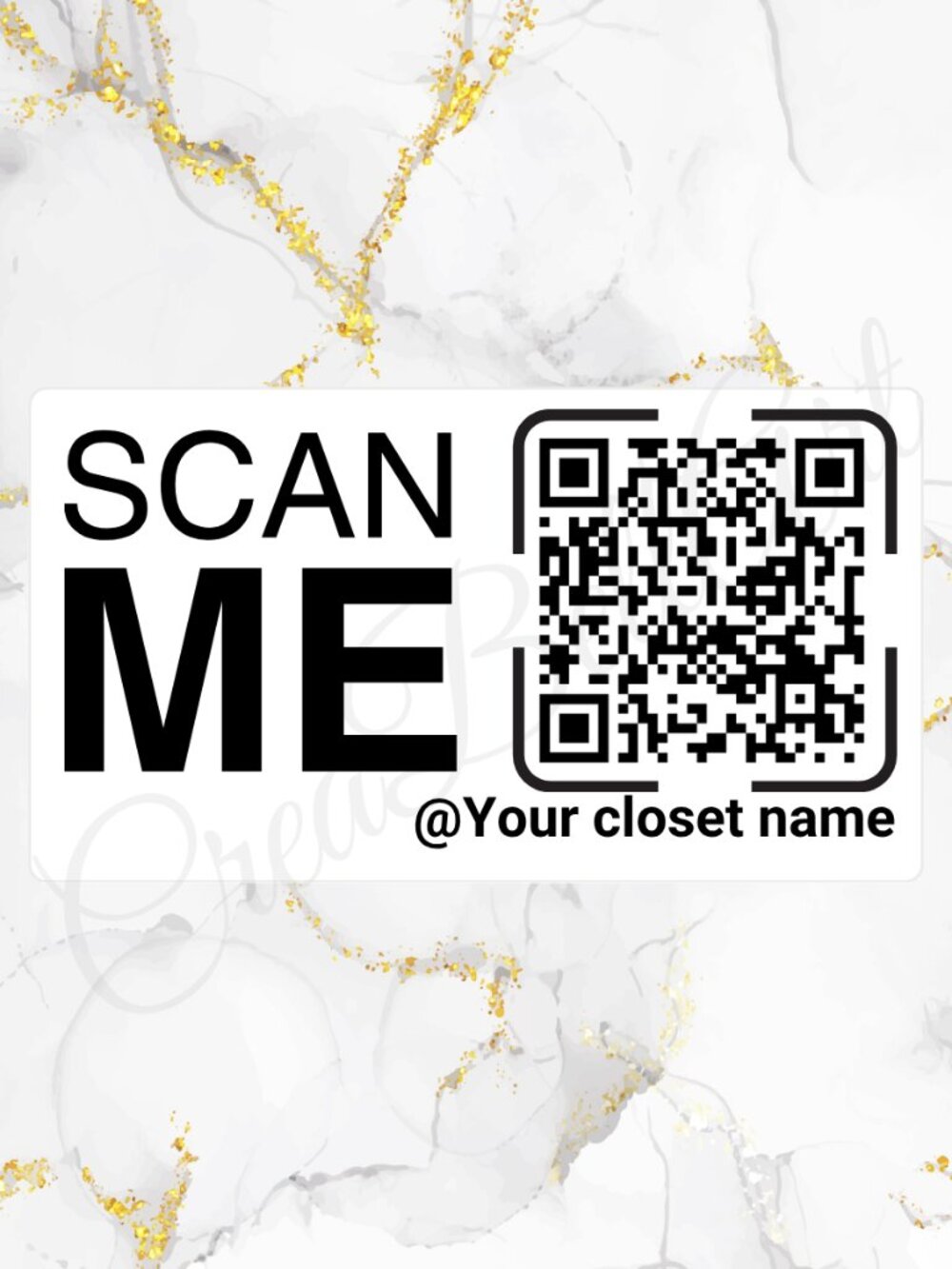 100 Thank you Stickers for Packaging Customizable QR | Small Business Labels - Picture 7 of 10